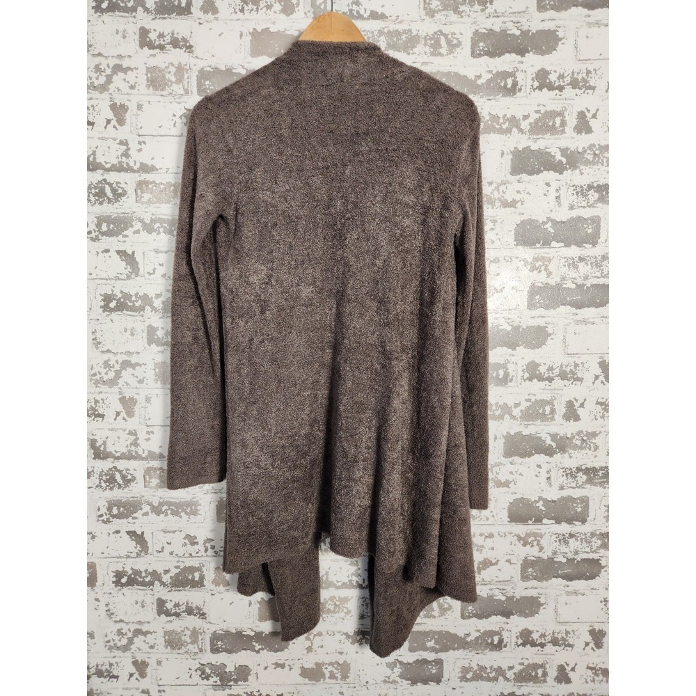 Barefoot Dreams Cardigan Womens S/M Brown CozyChic Lite Open Front Wrap Lounge - Picture 8 of 16